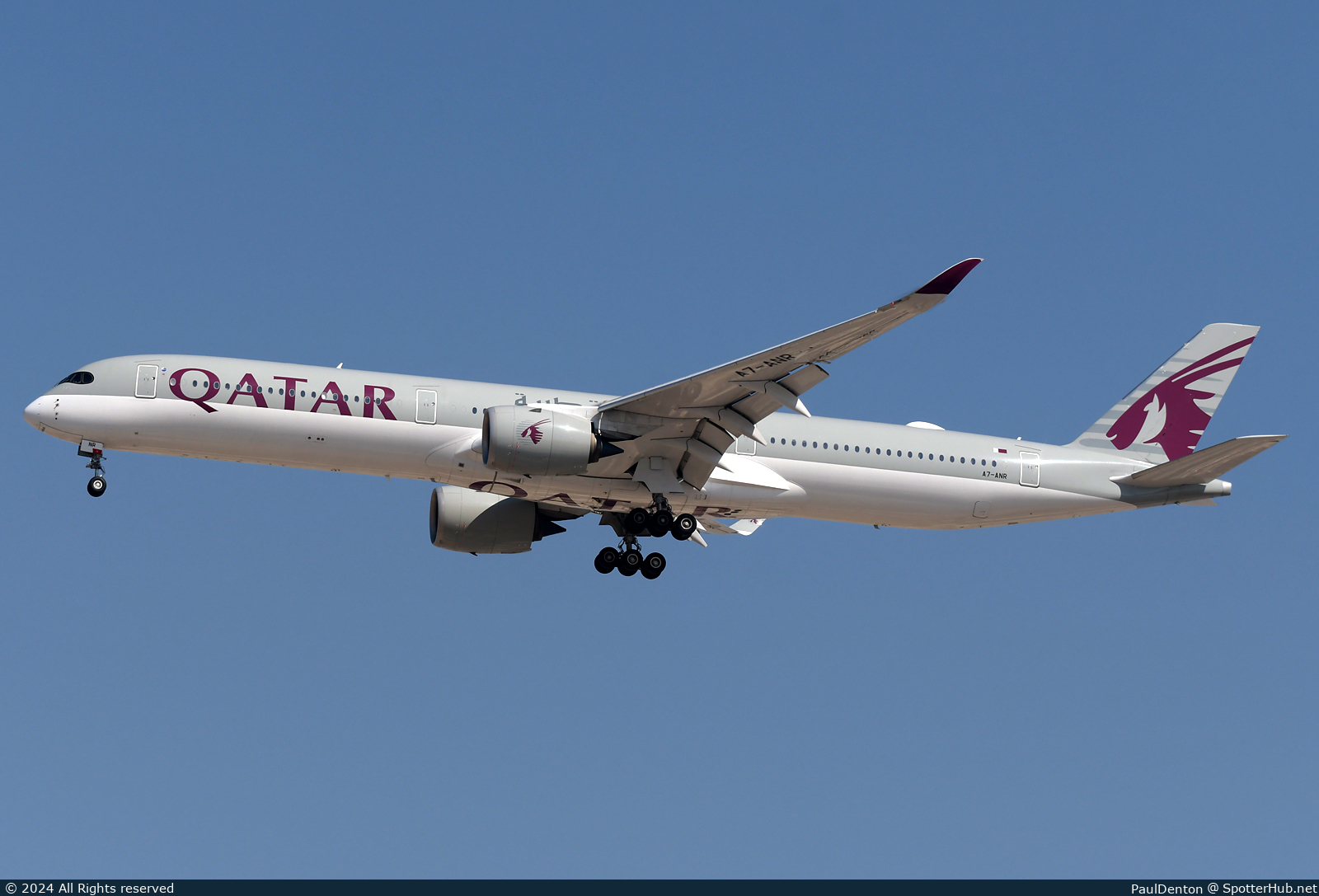 Photo of A7-ANR - Airbus A350-1041 operated by Qatar Airways