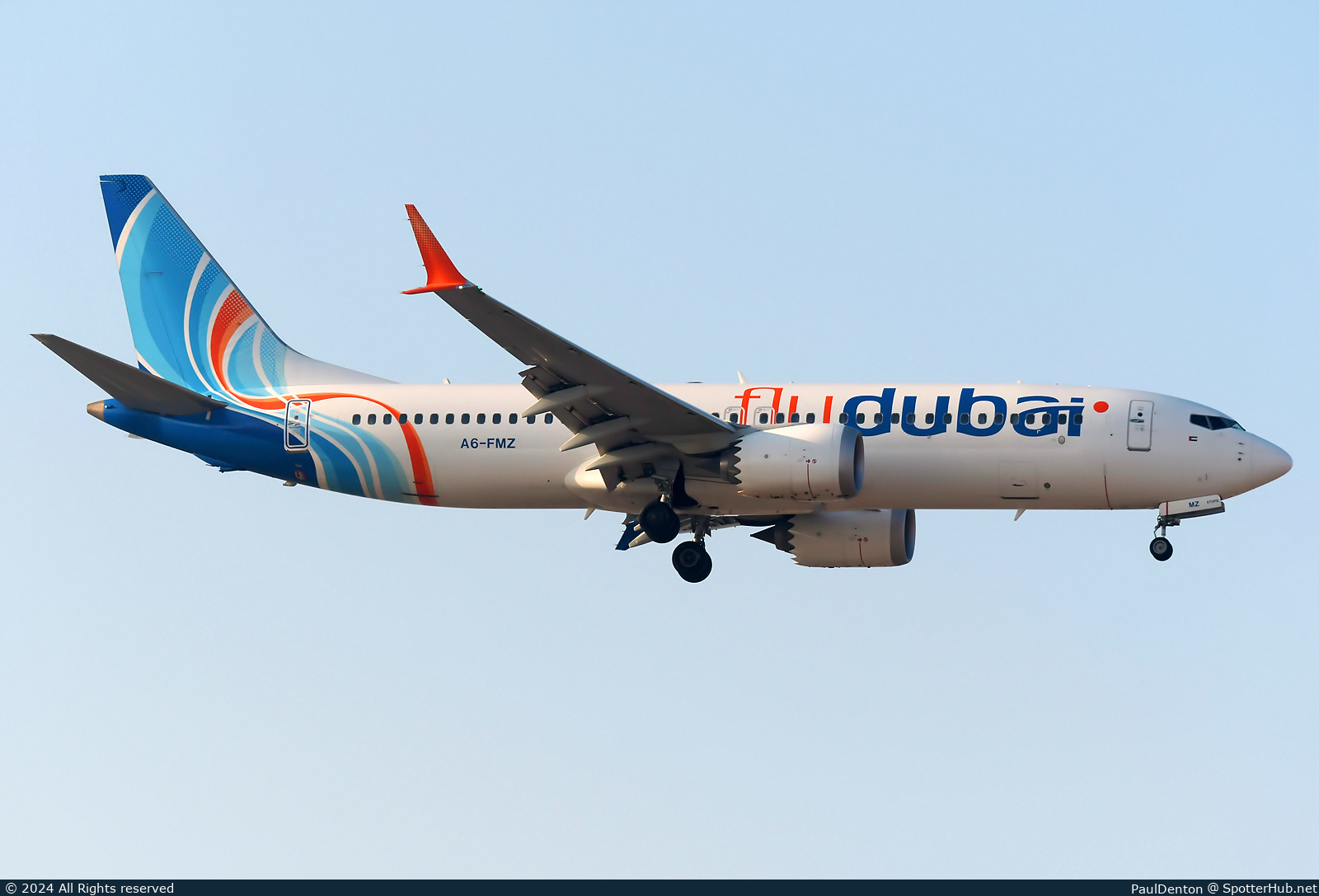 Photo of A6-FMZ - Boeing 737 MAX 8 operated by flydubai
