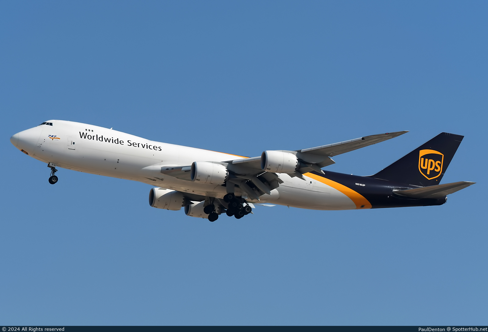 Photo of N616UP - Boeing 747-8F operated by UPS United Parcel Service