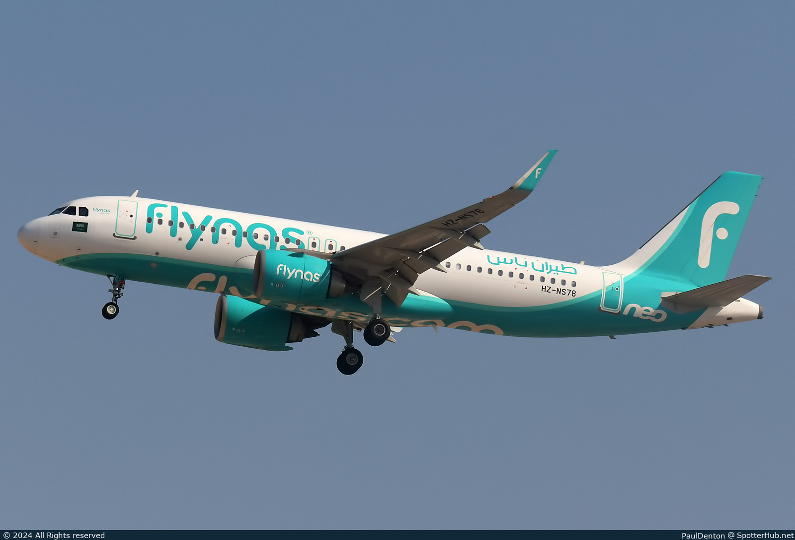 Photo of HZ-NS78 - Airbus A320-251N operated by Flynas