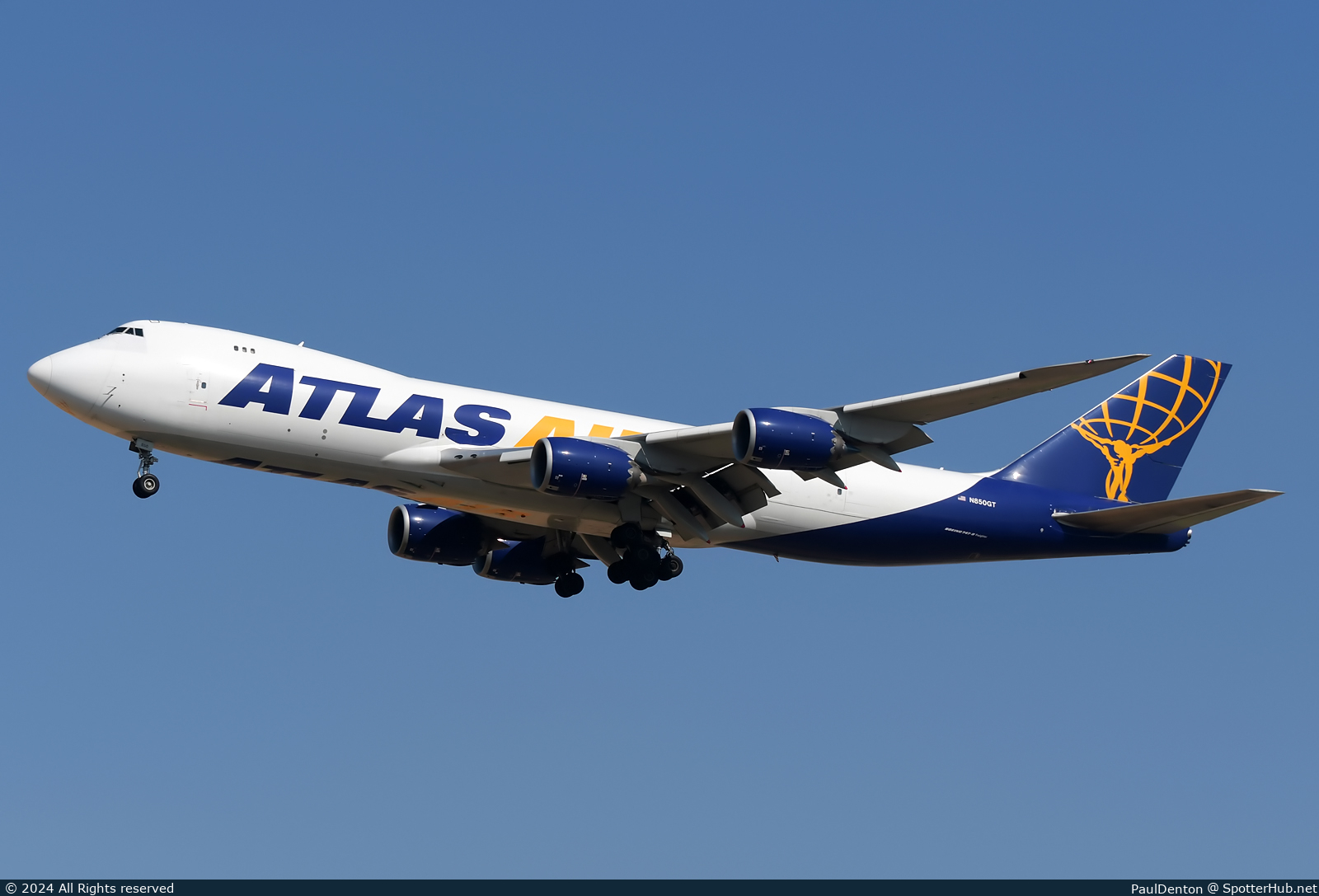 Photo of N850GT - Boeing 747-87UF operated by Atlas Air