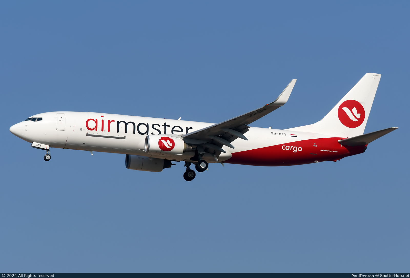 Photo of SU-SFY - Boeing 737-8F2(BCF) operated by Air Master