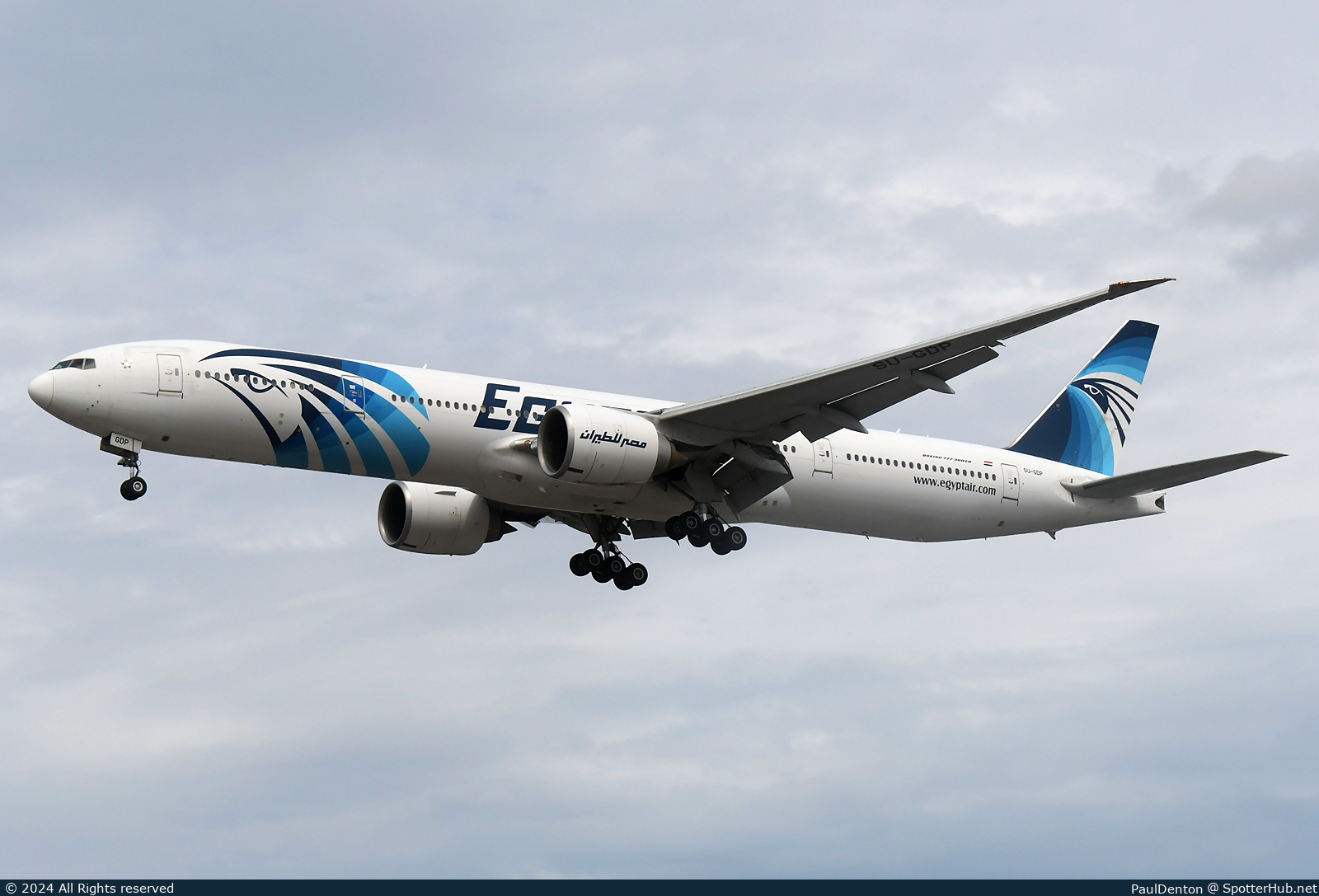 Photo of SU-GDP - Boeing 777-36N(ER) operated by Egyptair