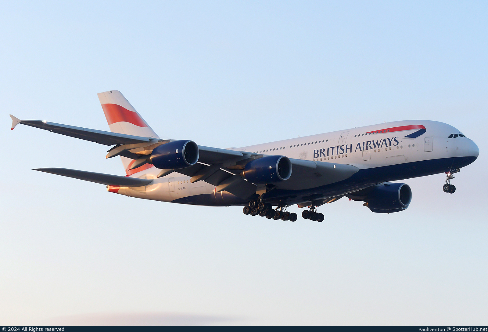 Photo of G-XLEA - Airbus A380-841 operated by British Airways