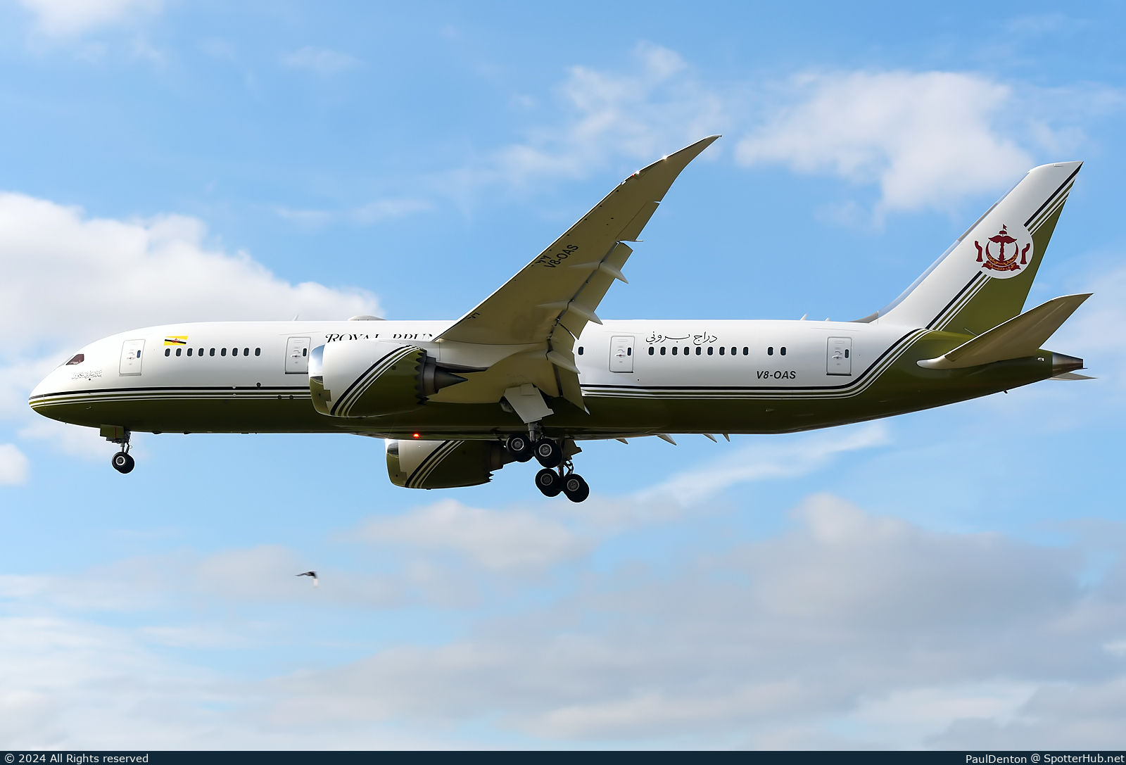 Photo of V8-OAS - Boeing 787-8 BBJ Dreamliner operated by Brunei Royal Flight