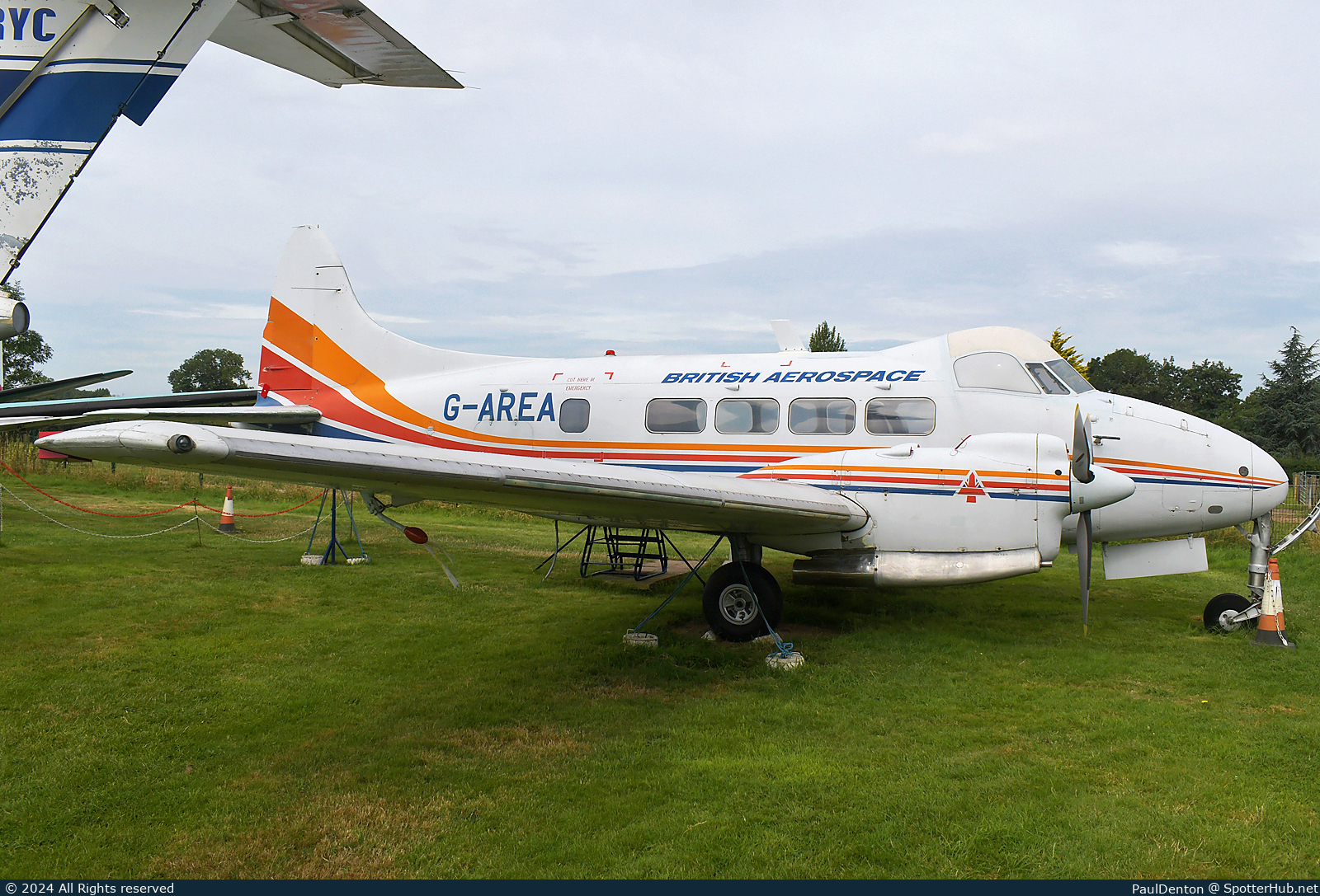 Photo of G-AREA - De Havilland DH-104 Dove 8 operated by de Havilland Aircraft Museum
