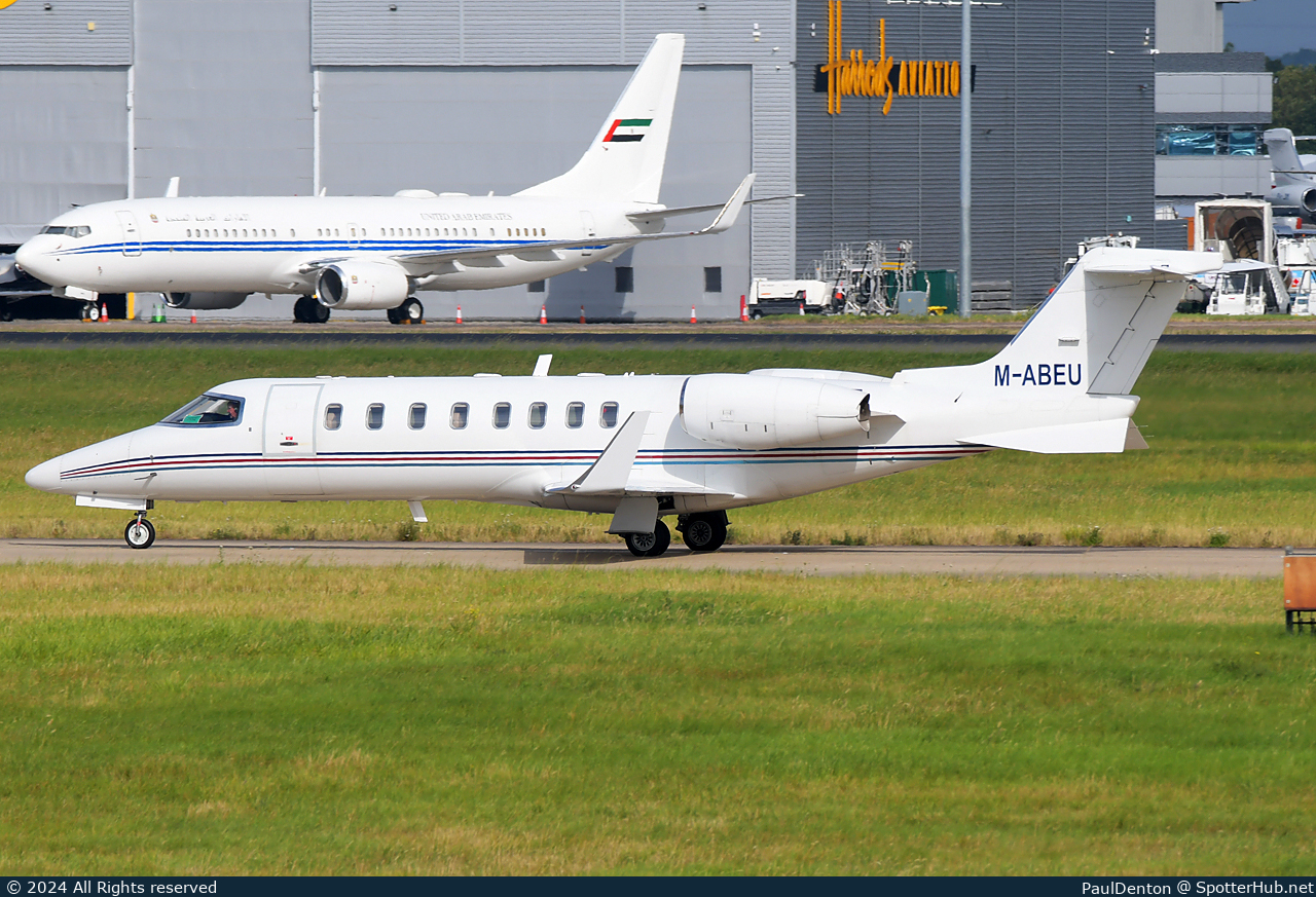 Photo of M-ABEU - Bombardier Learjet 45 operated by Ryanair