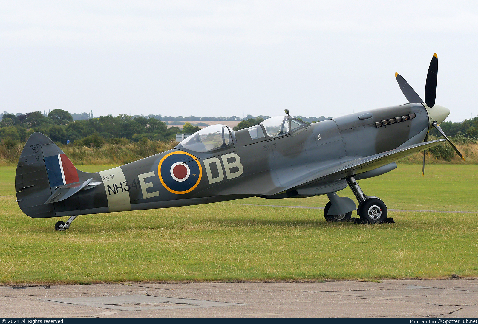 Photo of G-CICK - Supermarine 509 Spitfire T.9 operated by Aero Legends