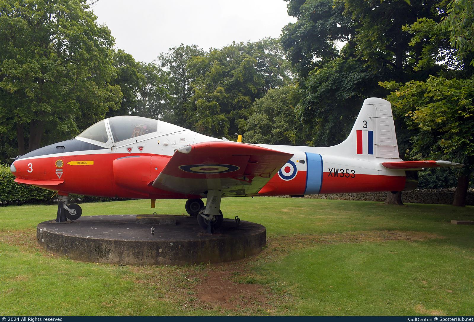 Photo of XW353 - BAC Jet Provost T5A operated by Royal Air Force