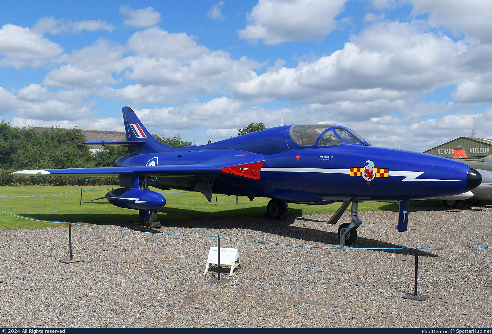 Photo of G-TVII - Hawker Hunter T.70 operated by Newark Air Museum