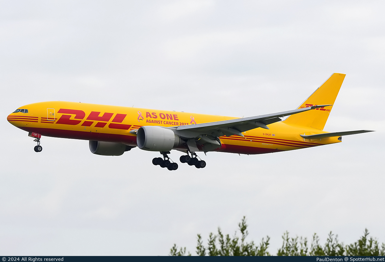 Photo of G-DHLW - Boeing 777-F6N operated by DHL Air