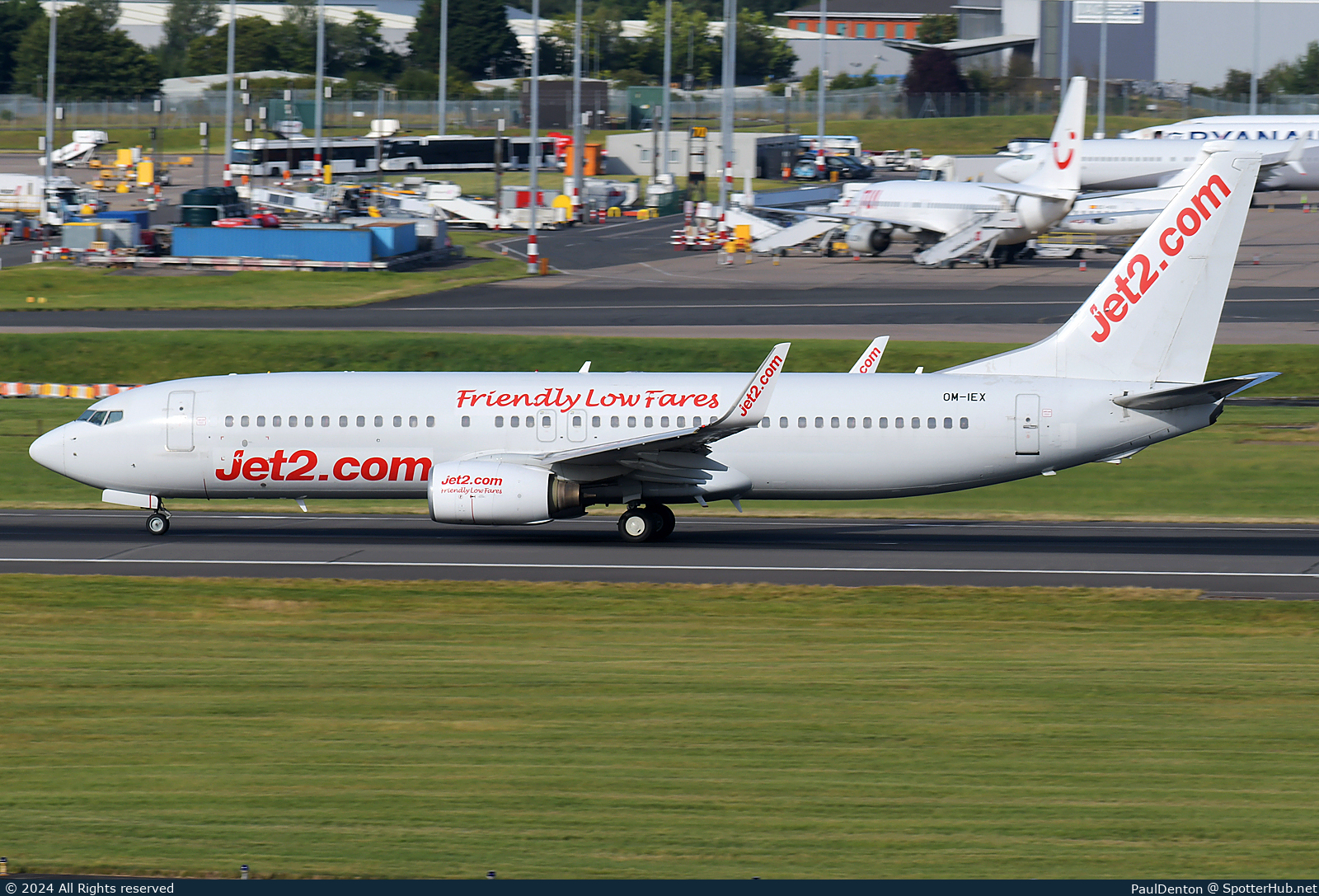 Photo of OM-IEX - Boeing 737-8BK operated by Jet2 (opb AirExplore)