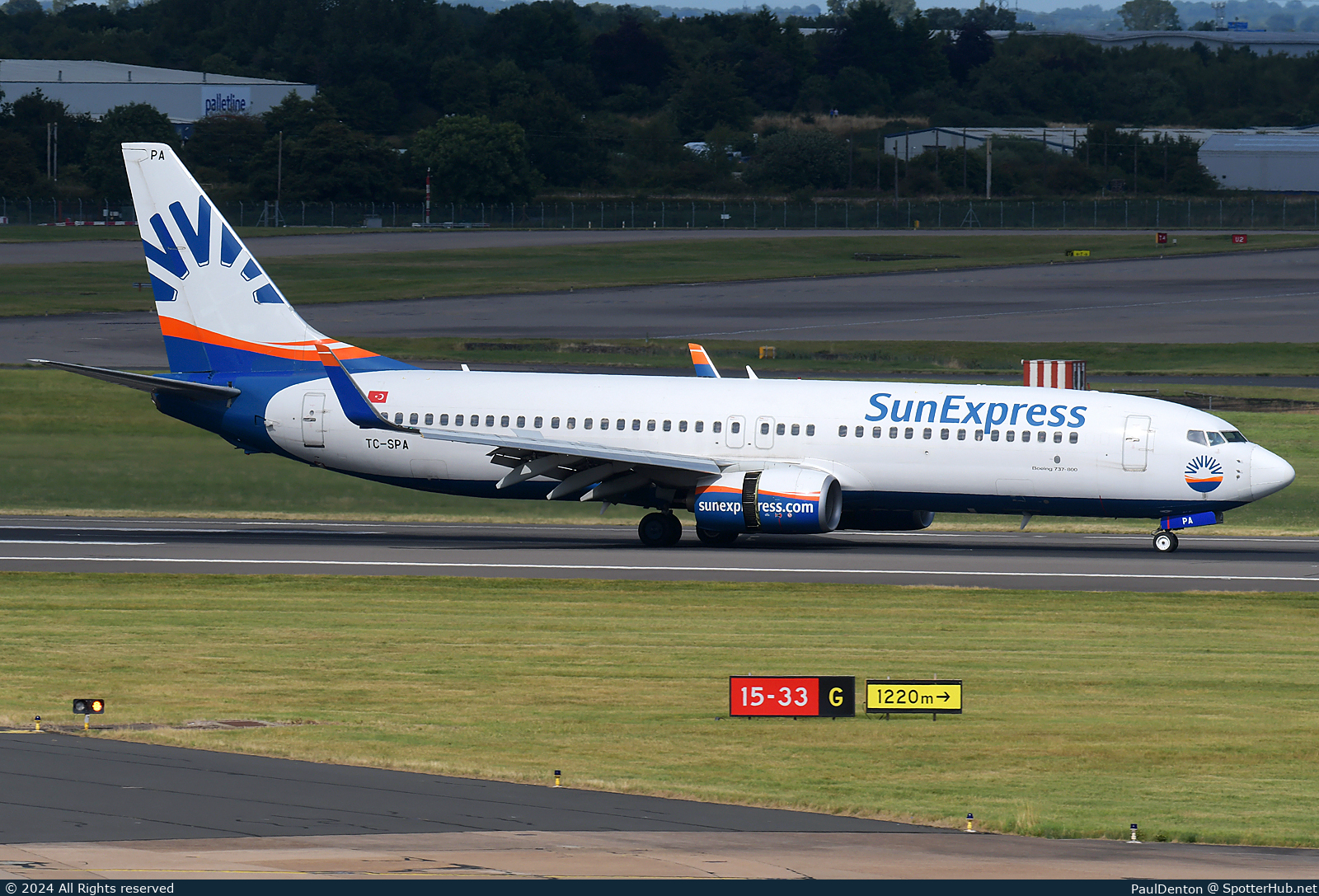 Photo of TC-SPA - Boeing 737-8HX operated by SunExpress