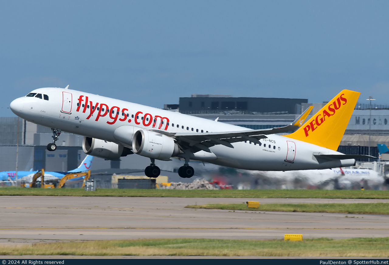 Photo of TC-NCS - Airbus A320-251N operated by Pegasus Airlines