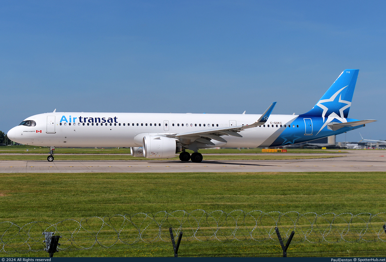 Photo of C-GOKC - Airbus A321-271NX operated by Air Transat