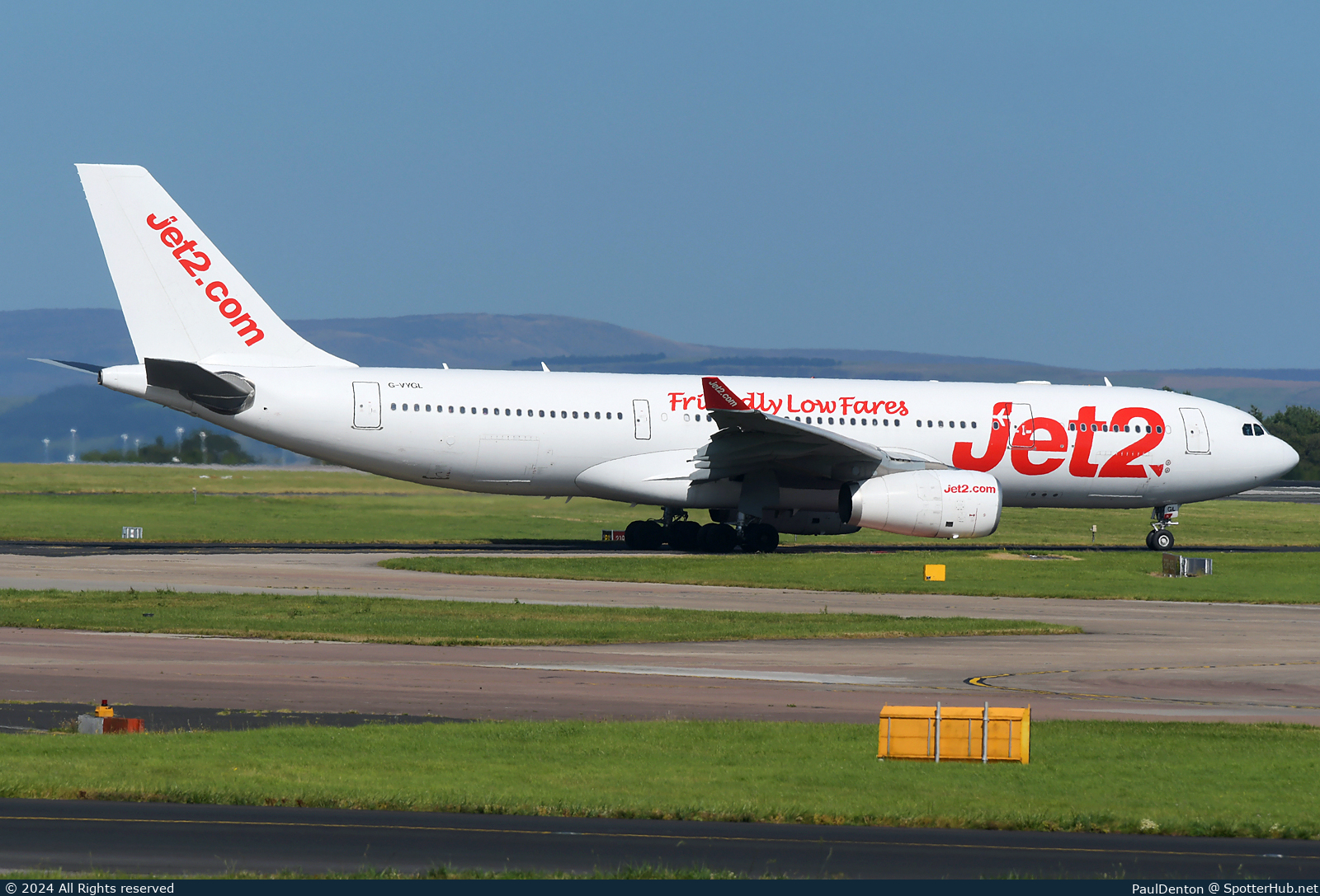 Photo of G-VYGL - Airbus A330-243 operated by Jet2 (opb AirTanker)