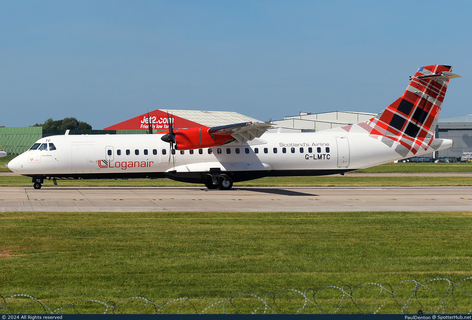 Photo of G-LMTC - ATR 72-600 operated by Loganair