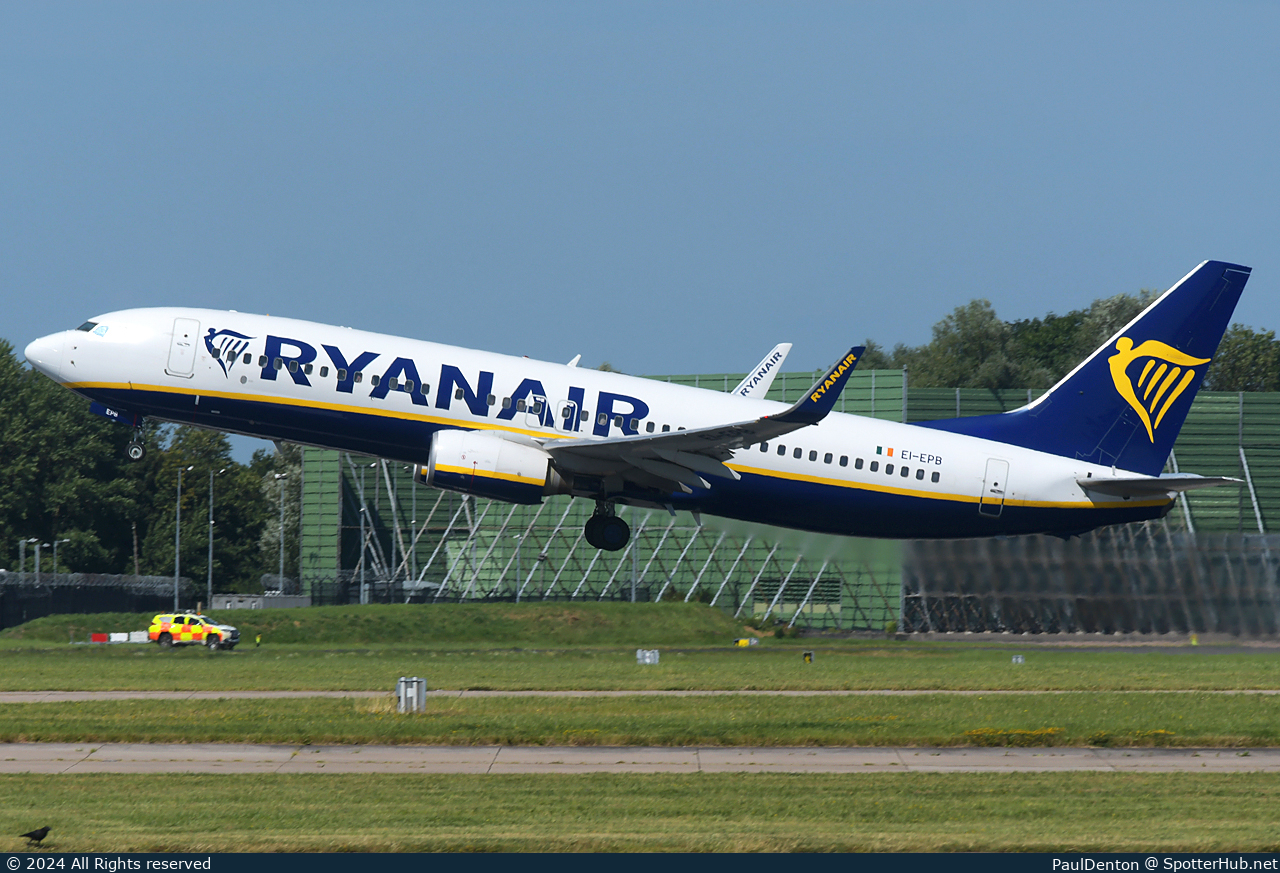 Photo of EI-EPB - Boeing 737-8AS operated by Ryanair