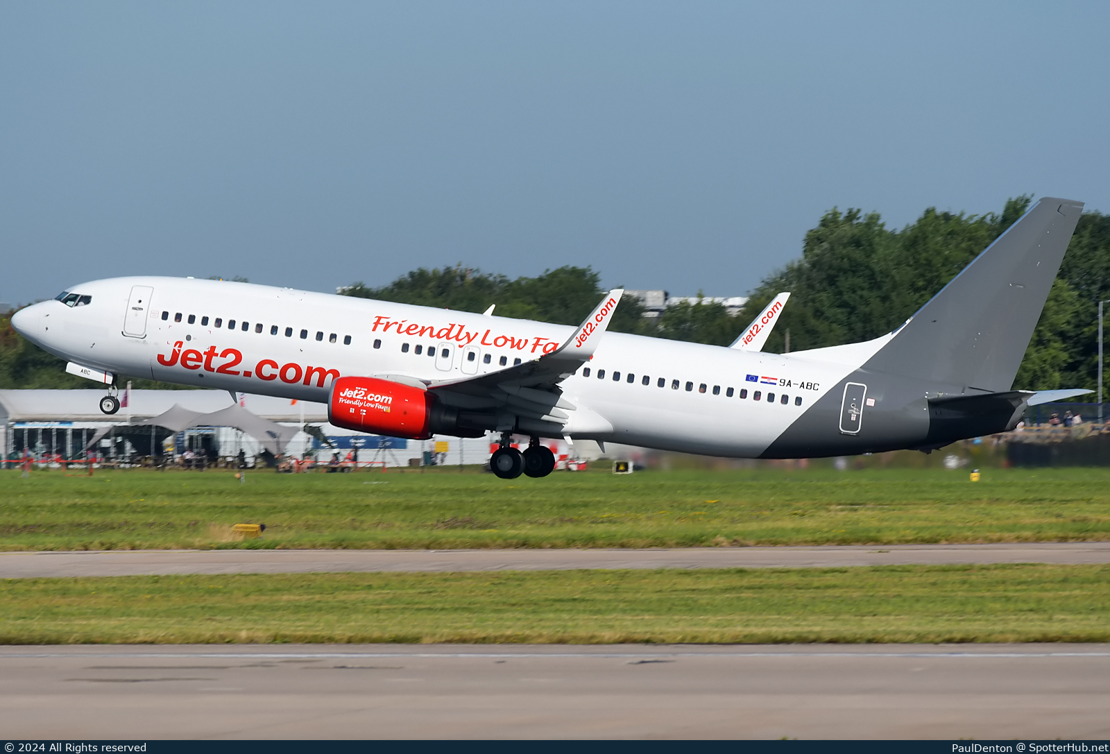 Photo of 9A-ABC - Boeing 737-8Q8 operated by Jet2 (opb ETF Airways)