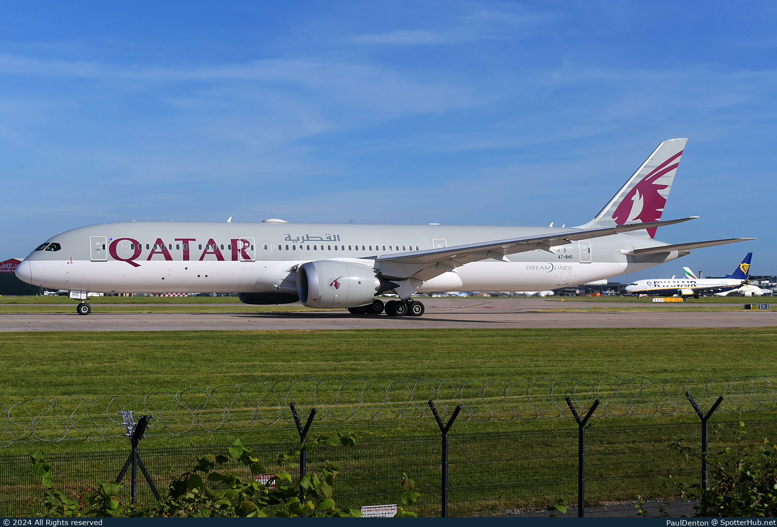 Photo of A7-BHO - Boeing 787-9 Dreamliner operated by Qatar Airways