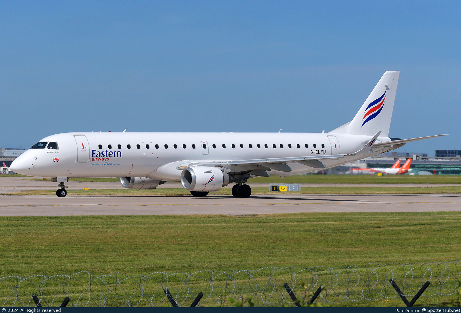 Photo of G-CLYU - Embraer ERJ-190LR operated by Eastern Airways