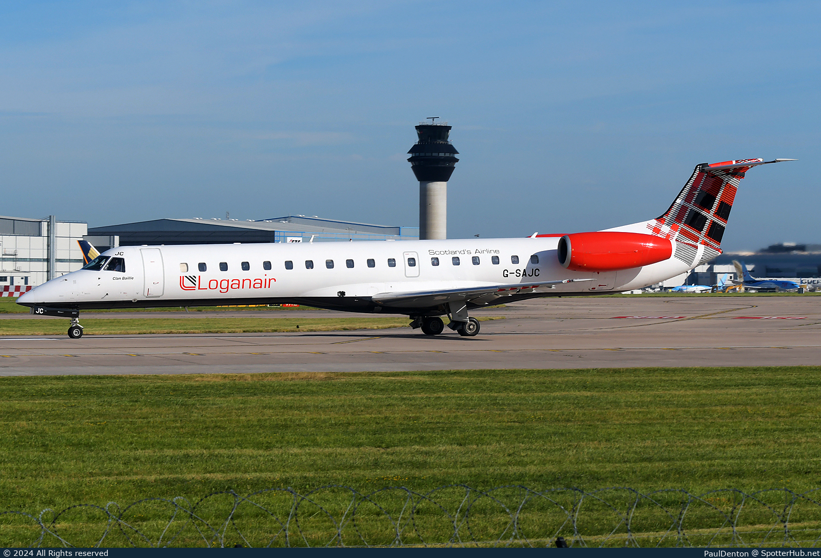 Photo of G-SAJC - Embraer ERJ-145EP operated by Loganair