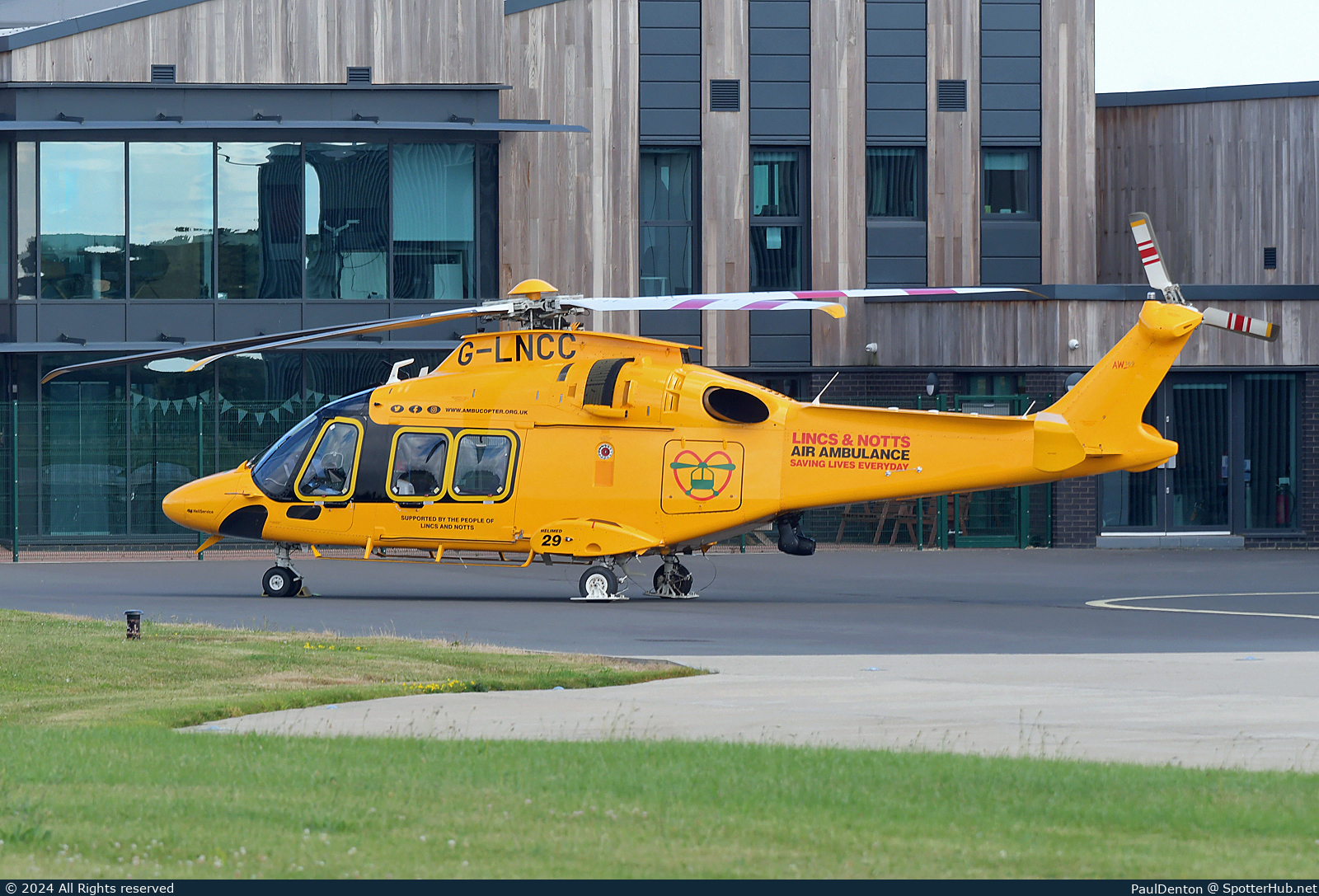 Photo of G-LNCC - Leonardo AW169 operated by Lincs & Notts Air Ambulance (opb HeliService U.K.)