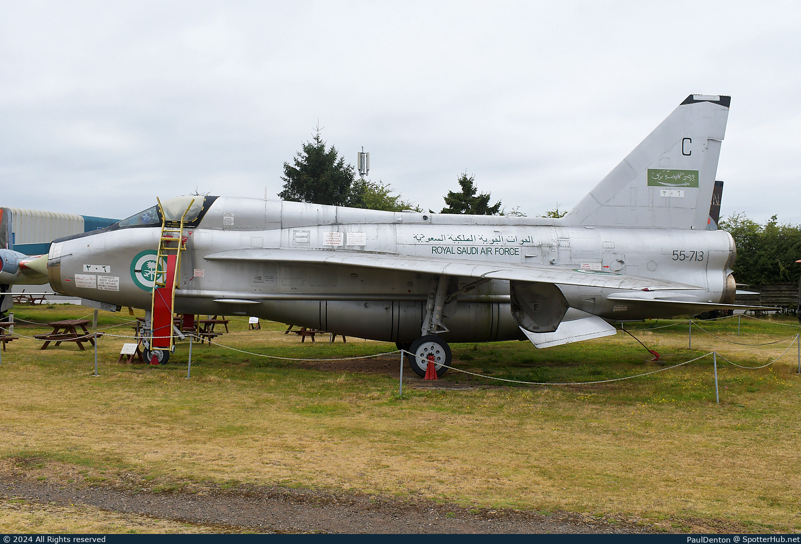 Photo of 55-713 - English Electric Lightning Mk.55 operated by Royal Saudi Air Force