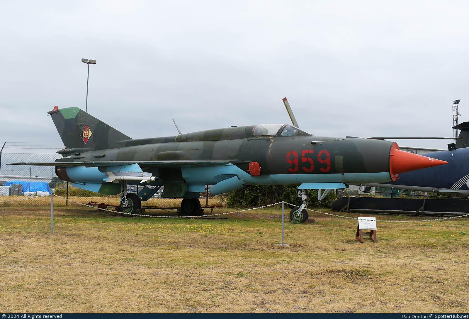 Photo of 959 - Mikoyan-Gurevich MiG-21SPS Fishbed-K operated by German Democratic Republic Air Force
