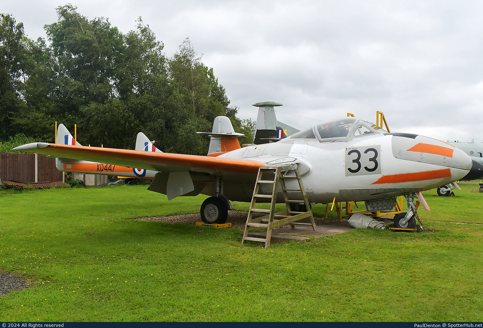 Photo of XD447 - De Havilland DH-100 Vampire T.11 operated by Royal Air Force