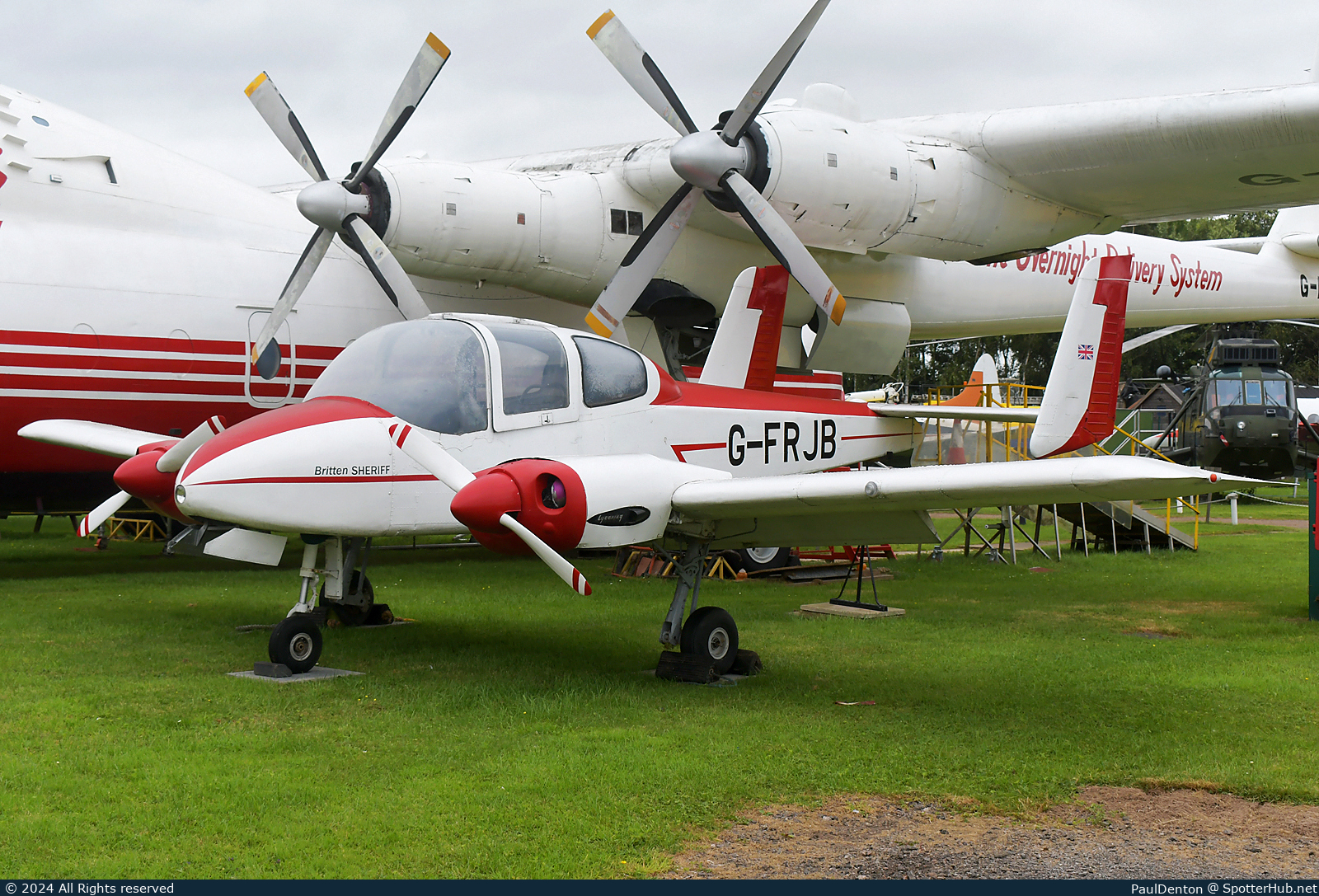 Photo of G-FRJB - Britten Sheriff SA-1 operated by East Midlands Aeropark