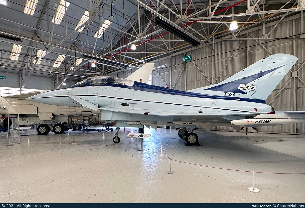 Photo of ZF534 - British Aerospace EAP operated by Royal Air Force
