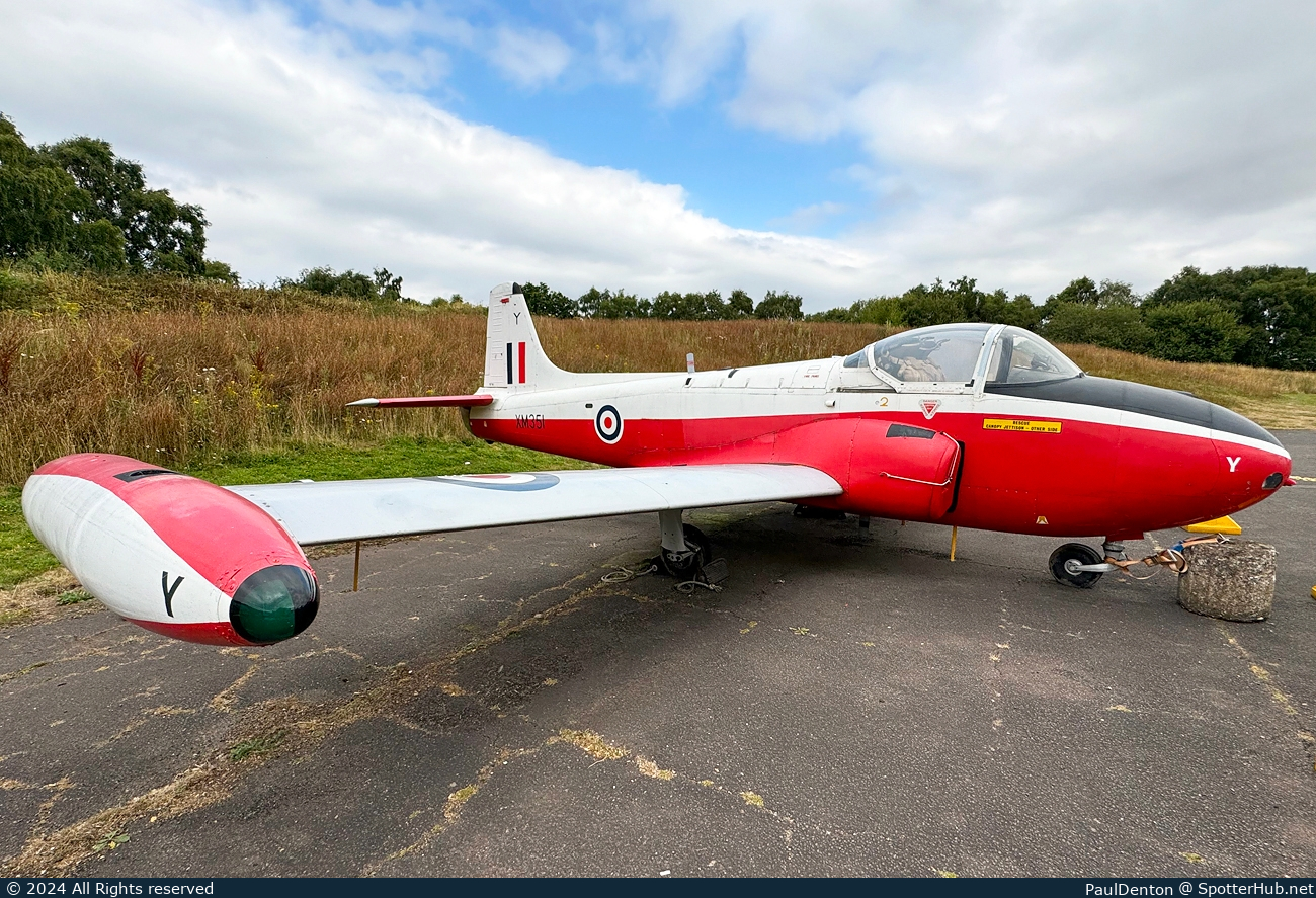 Photo of XM351 - Percival P.84 Jet Provost T.3 operated by Royal Air Force