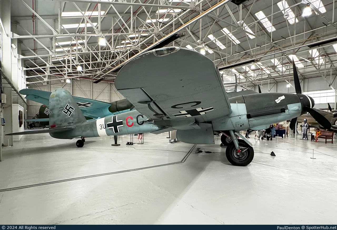 Photo of 3U+CC - Messerschmitt Me 410A-1-U2 Hornisse operated by German Air Force