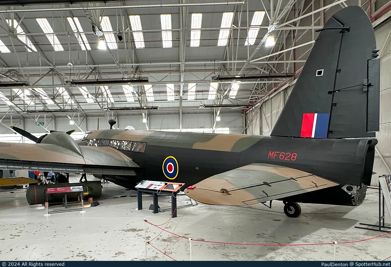 Photo of MF628 - Vickers Wellington T.X operated by Royal Air Force
