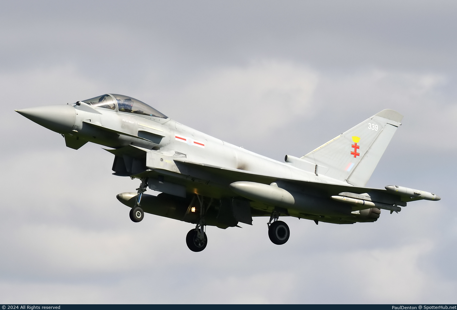Photo of ZK339 - Eurofighter Typhoon FGR4 operated by Royal Air Force