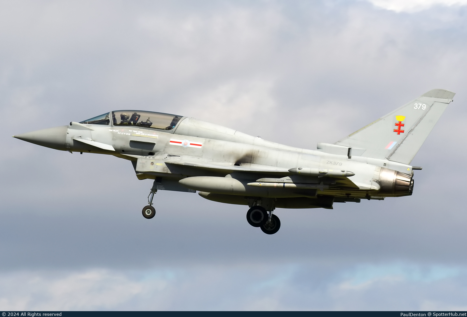 Photo of ZK379 - Eurofighter Typhoon T3 operated by Royal Air Force