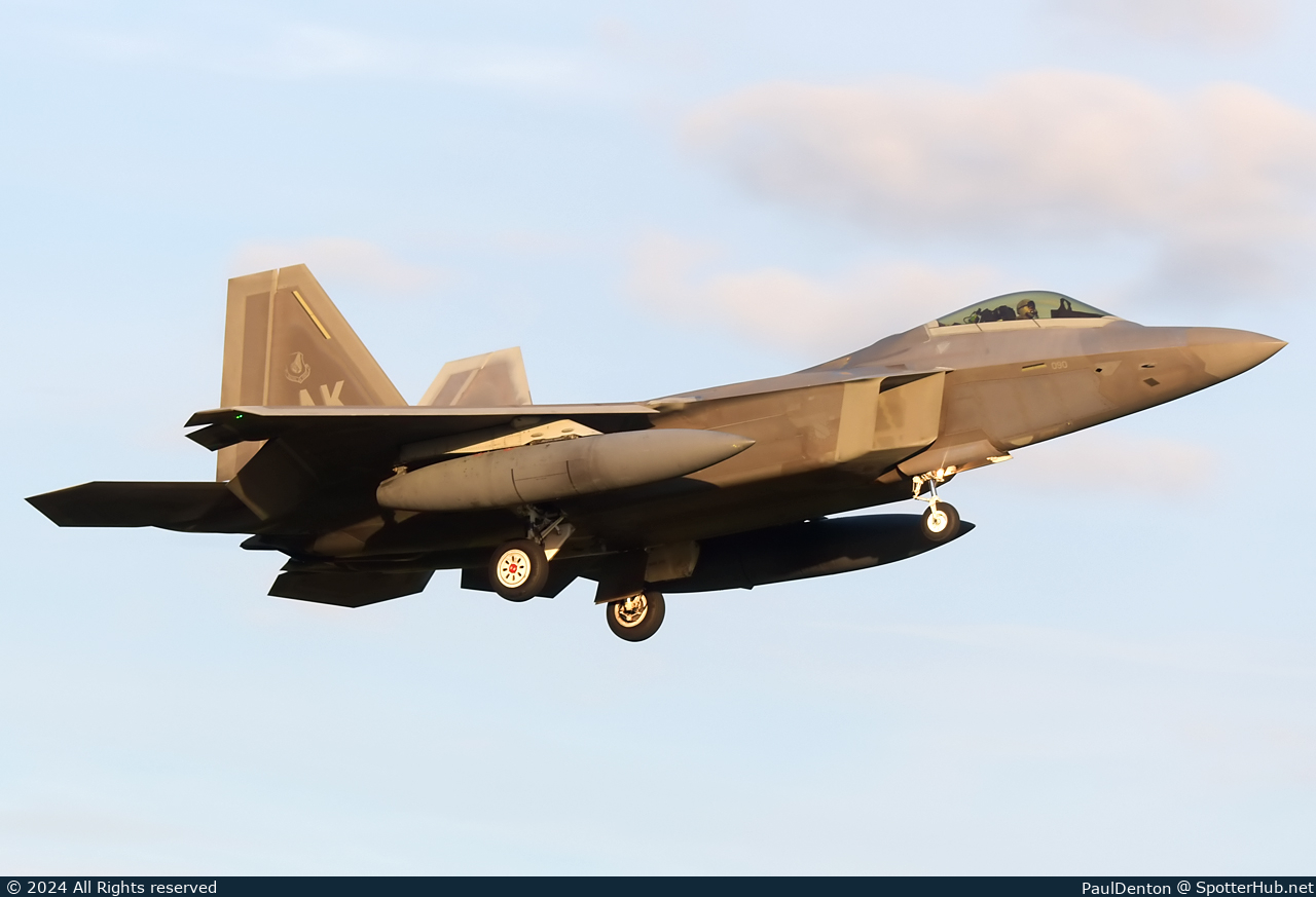 Photo of 05-4090 - Lockheed Martin F-22A Raptor operated by US Air Force