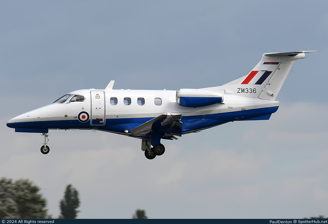 Photo of ZM336 - Embraer Phenom T.1 operated by Royal Air Force