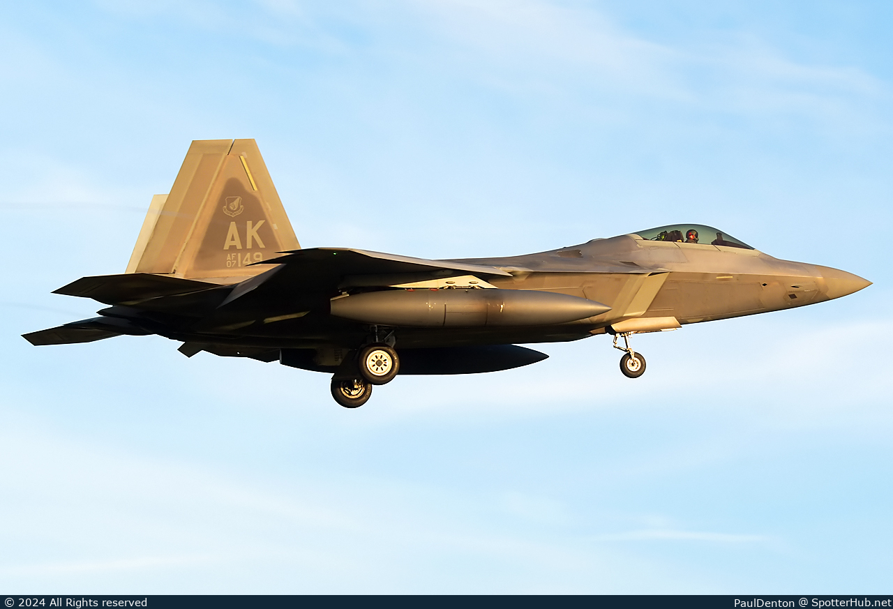 Photo of 07-4149 - Lockheed Martin F-22A Raptor operated by US Air Force