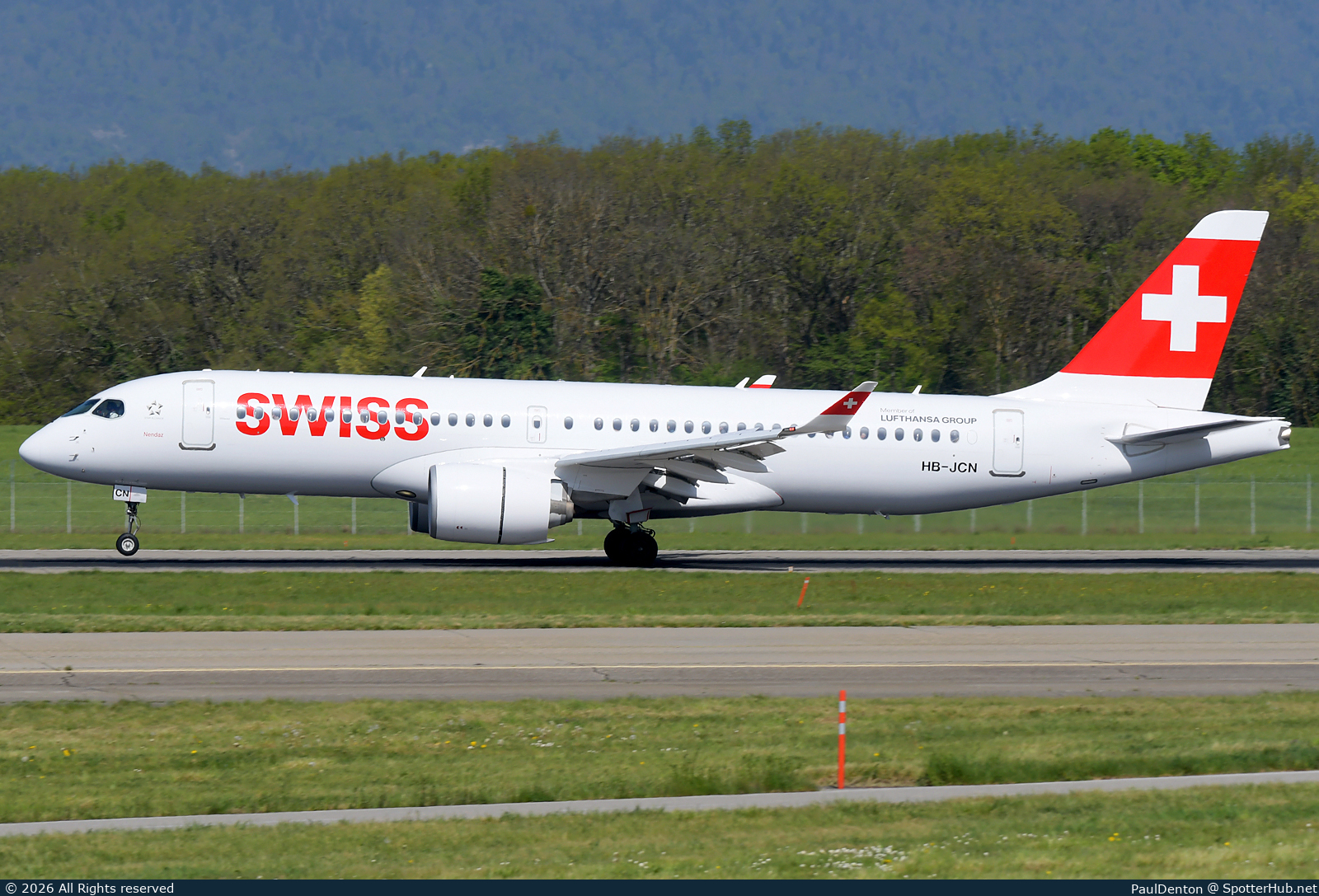 Photo of HB-JCN - Airbus A220-300 operated by Swiss International Air Lines