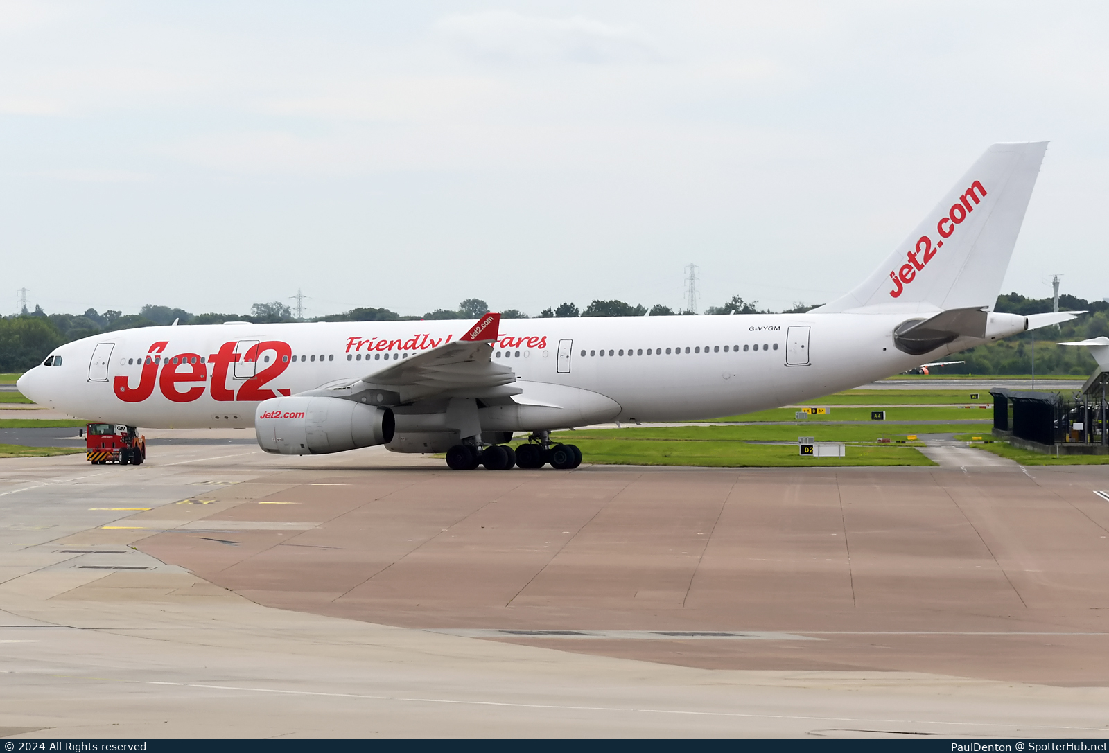 Photo of G-VYGM - Airbus A330-243 operated by Jet2 (opb AirTanker)