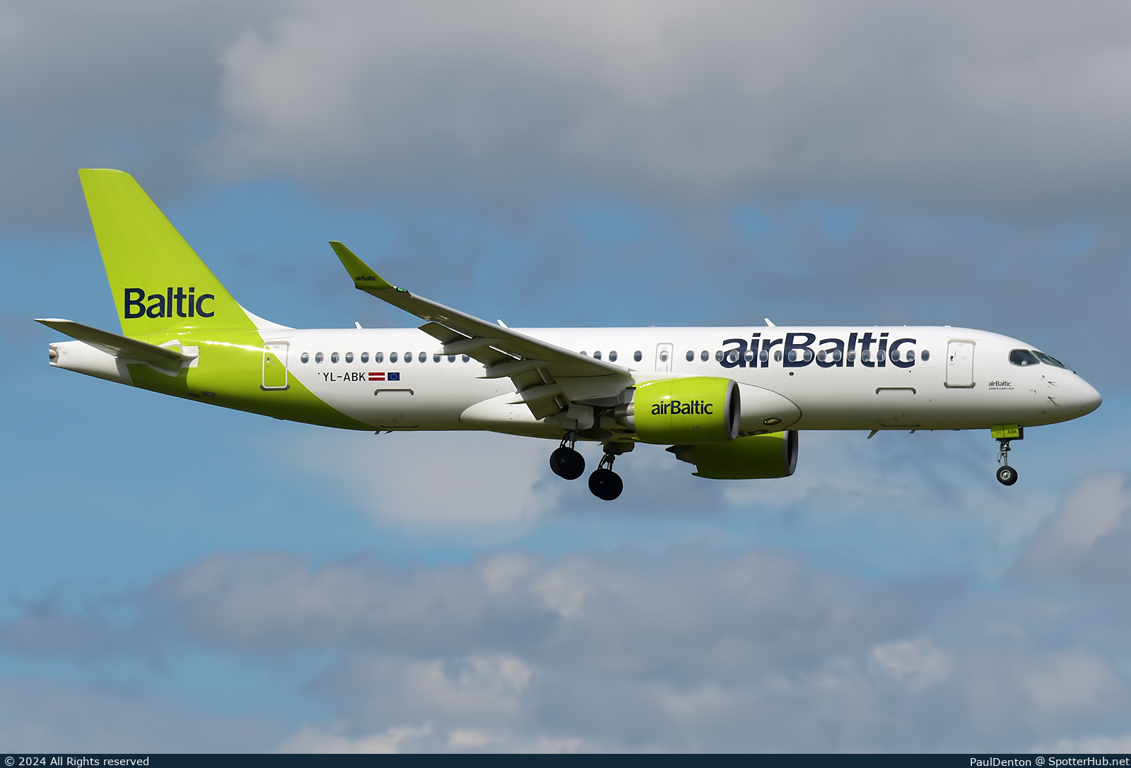 Photo of YL-ABK - Airbus A220-300 operated by airBaltic