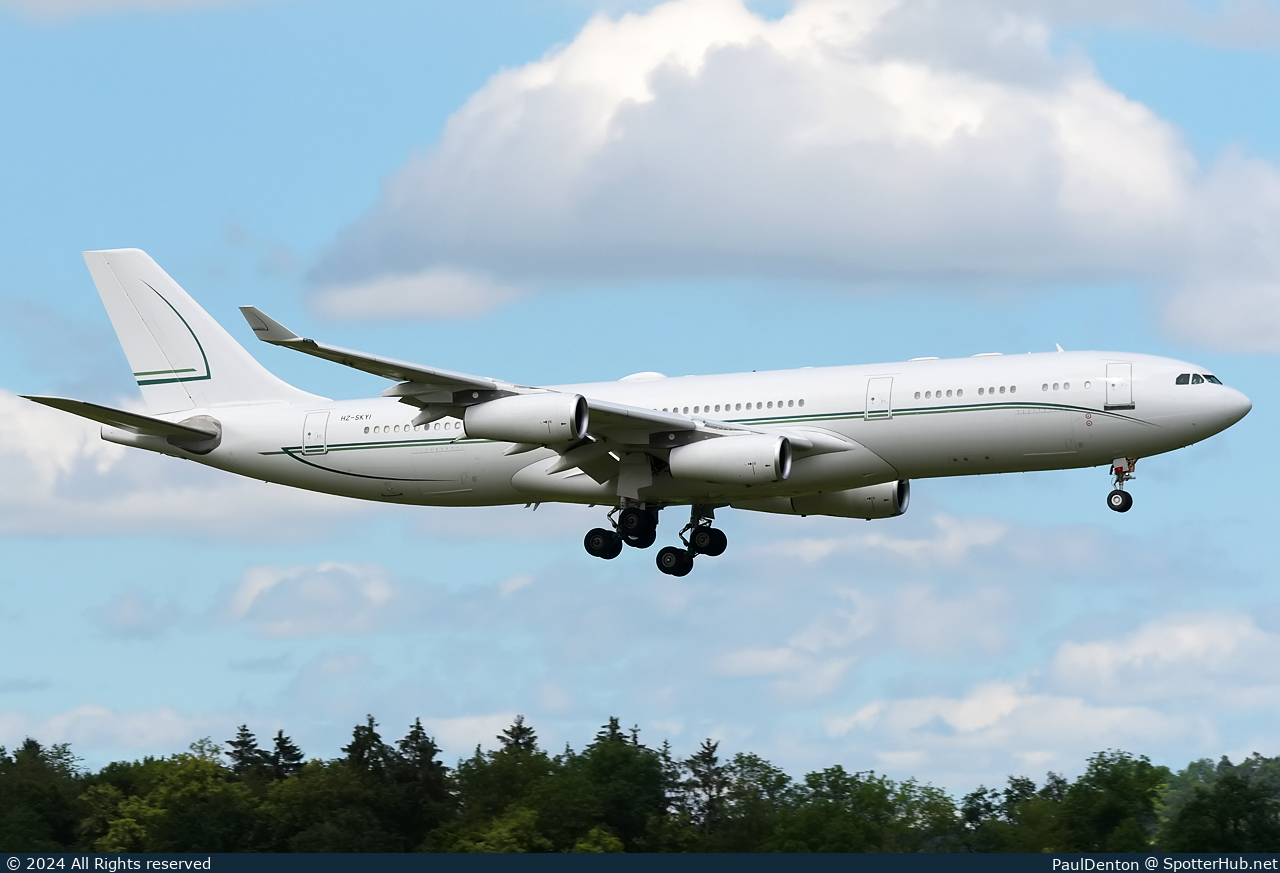 Photo of HZ-SKY1 - Airbus A340-212 operated by Alpha Star Aviation Services