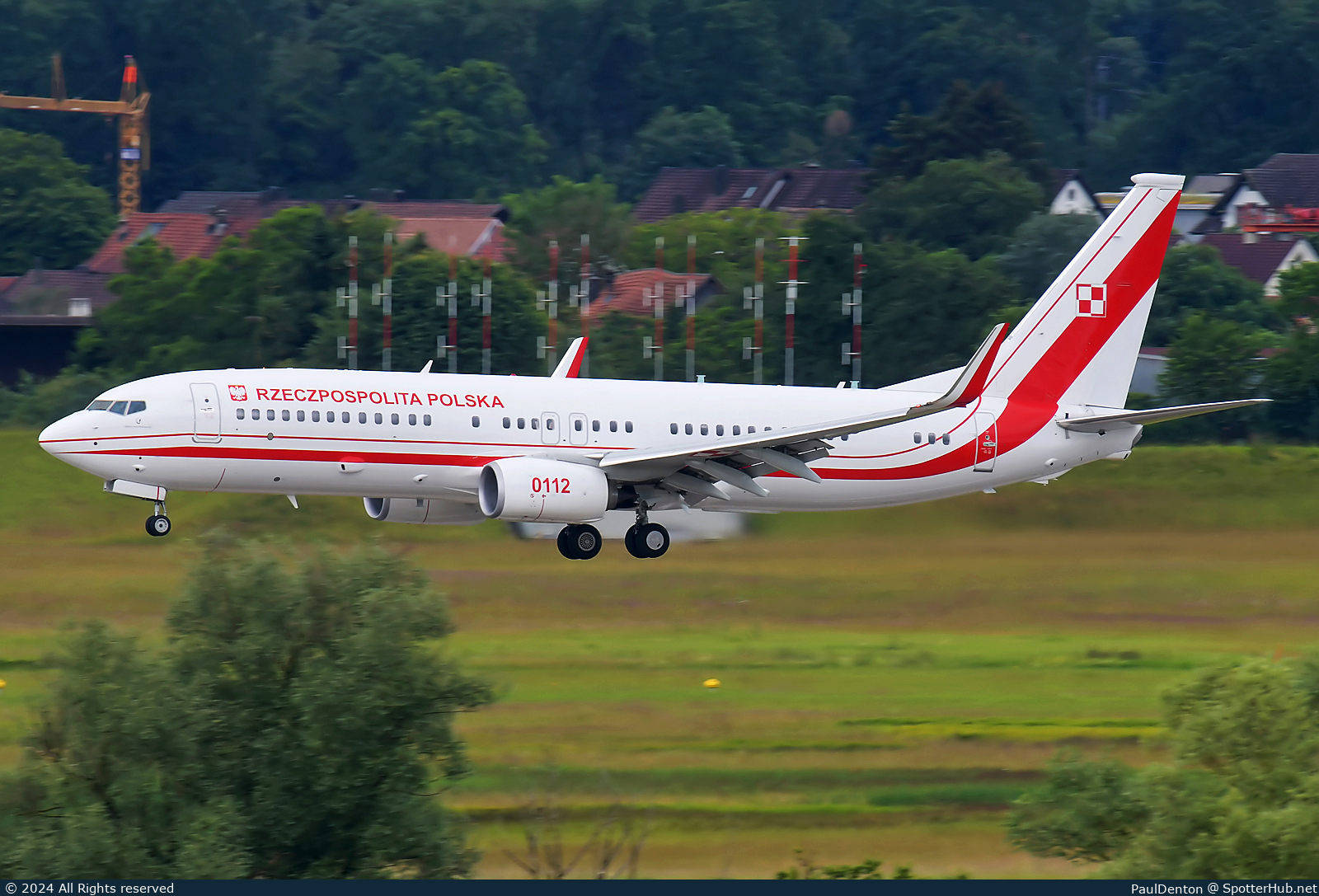 Photo of 0112 - Boeing 737-8TV(BBJ2) operated by Government of Poland