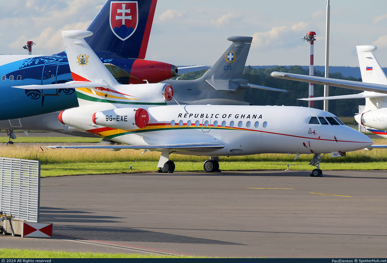 Photo of 9G-EXE - Dassault Falcon 900LX operated by Government of Ghana