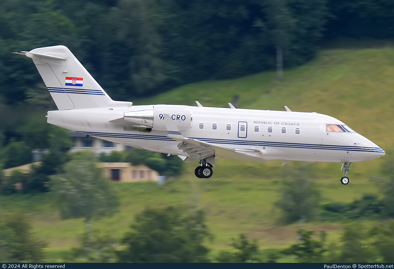 Photo of 9A-CRO - Bombardier Challenger 604 operated by Government of Croatia