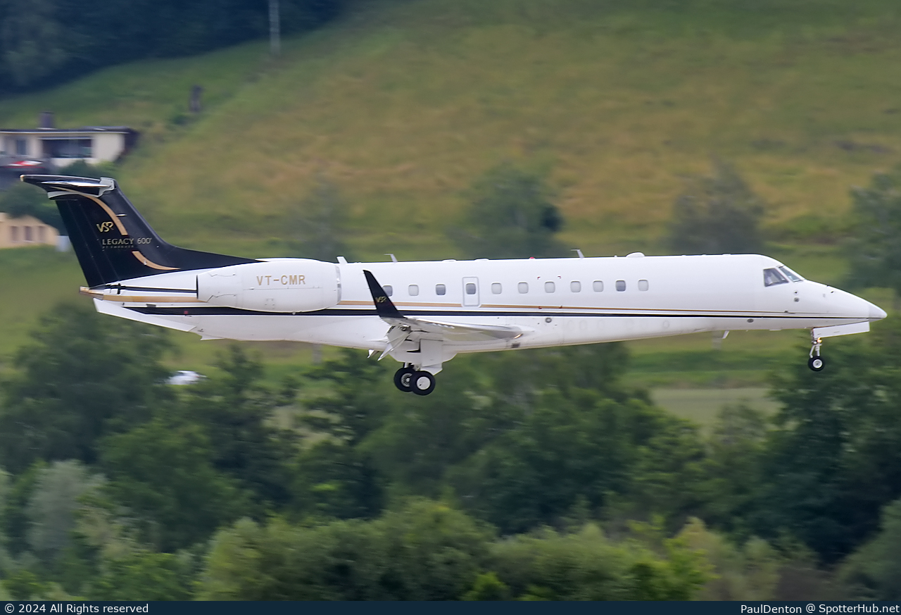 Photo of VT-CMR - Embraer Legacy 600 operated by VSR Aviation