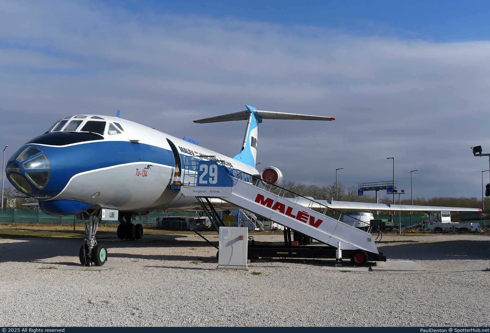 Photo of HA-LBE - Tupolev Tu-134 operated by Malév Hungarian Airlines