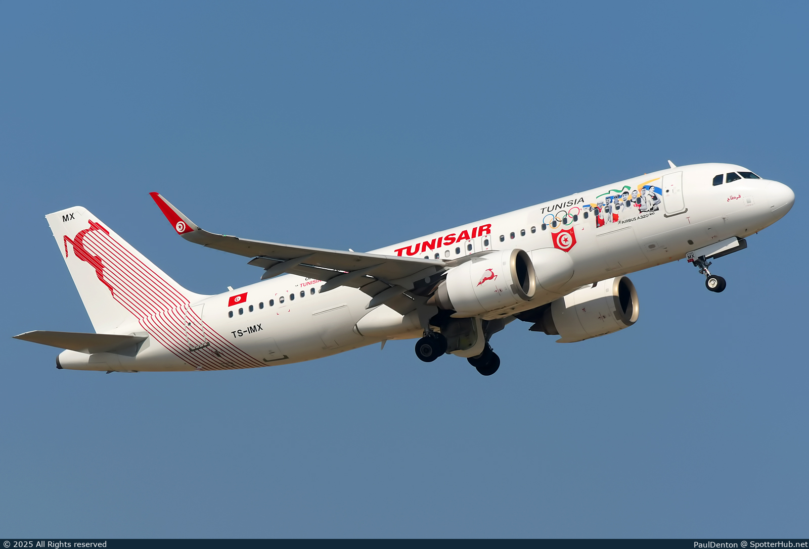 Photo of TS-IMX - Airbus A320-251N operated by Tunisair